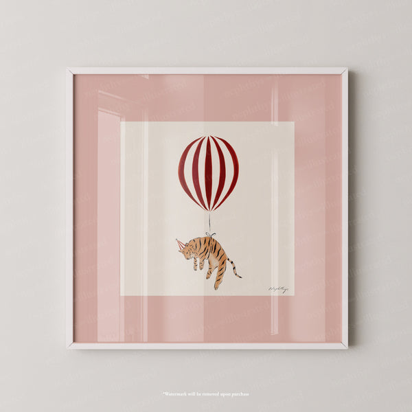 Tiger Balloon Personalised