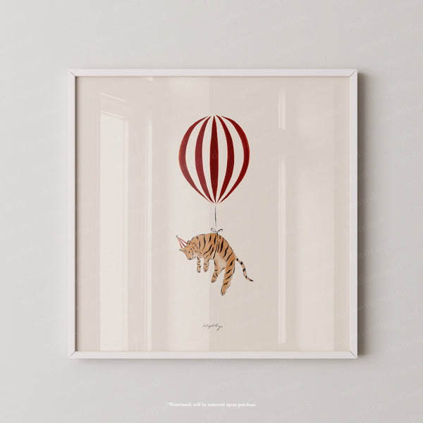 Tiger Balloon Personalised