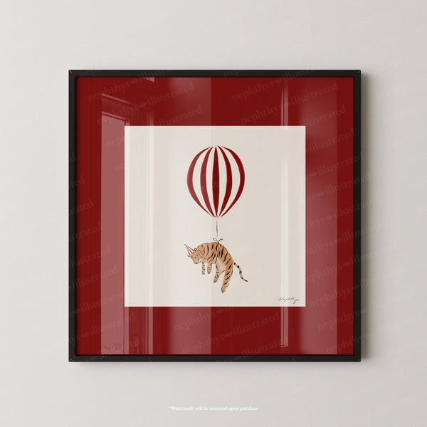 Tiger Balloon Personalised