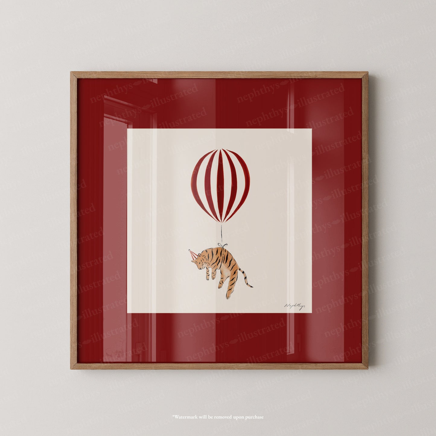 Tiger Balloon Personalised