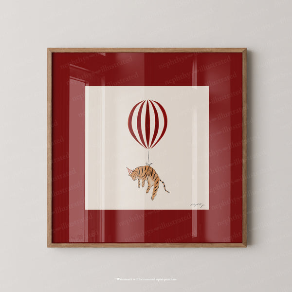 Tiger Balloon Personalised