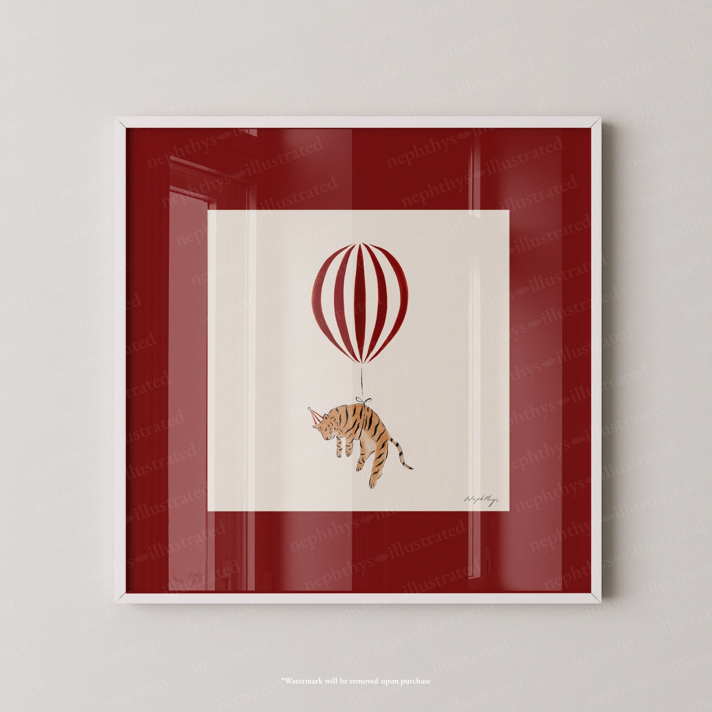 Tiger Balloon Personalised