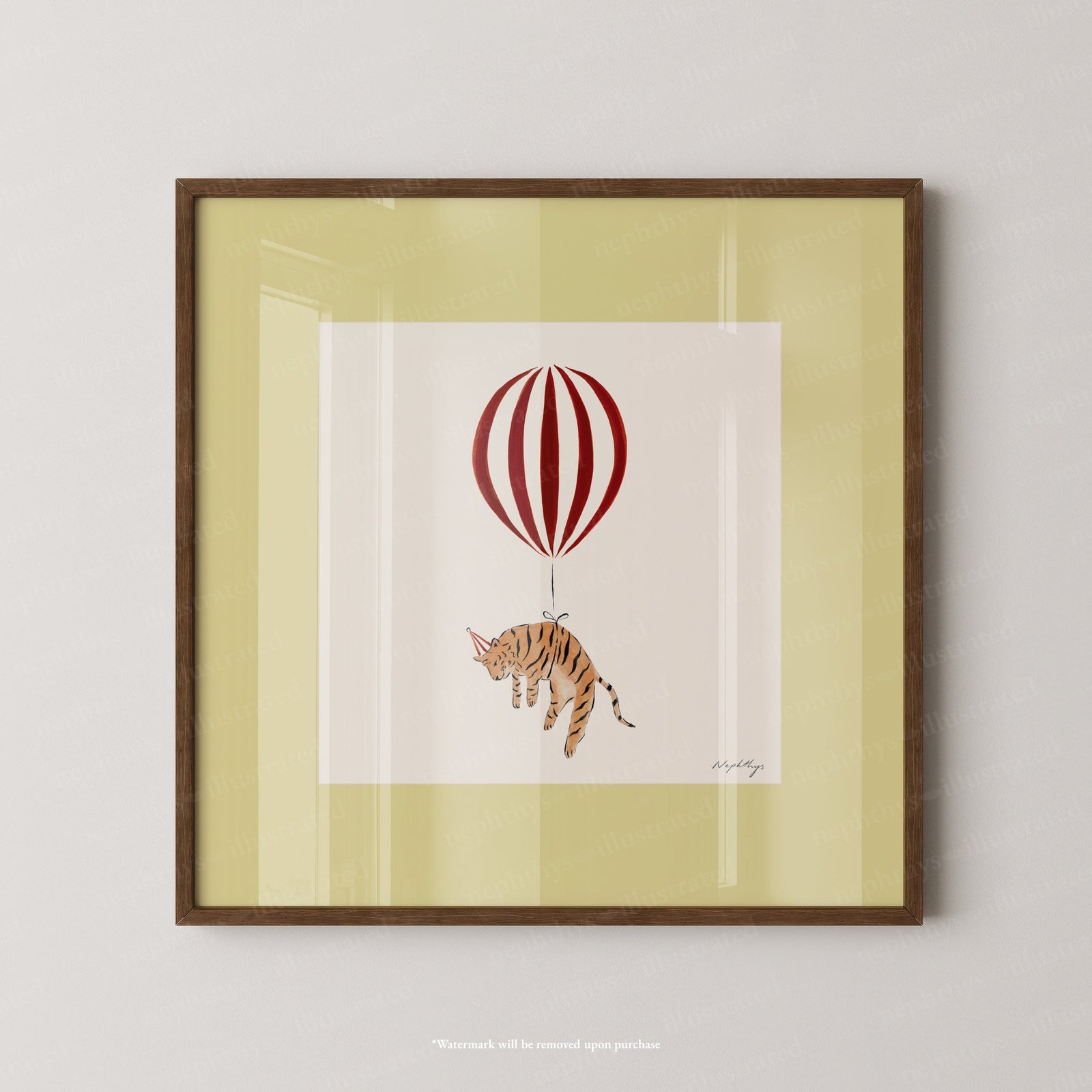 Tiger Balloon Personalised