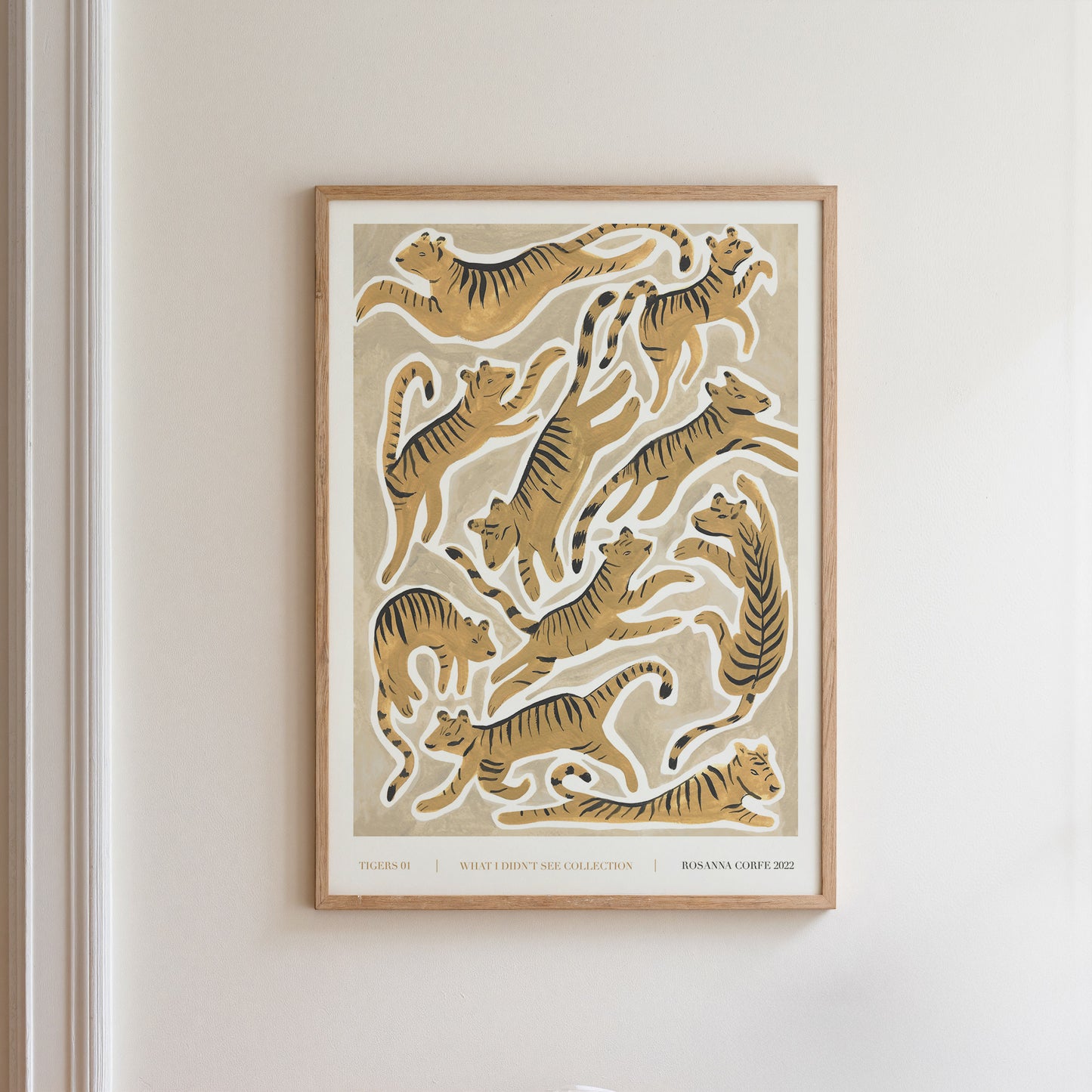 A3 - 'Tigers 01' Print