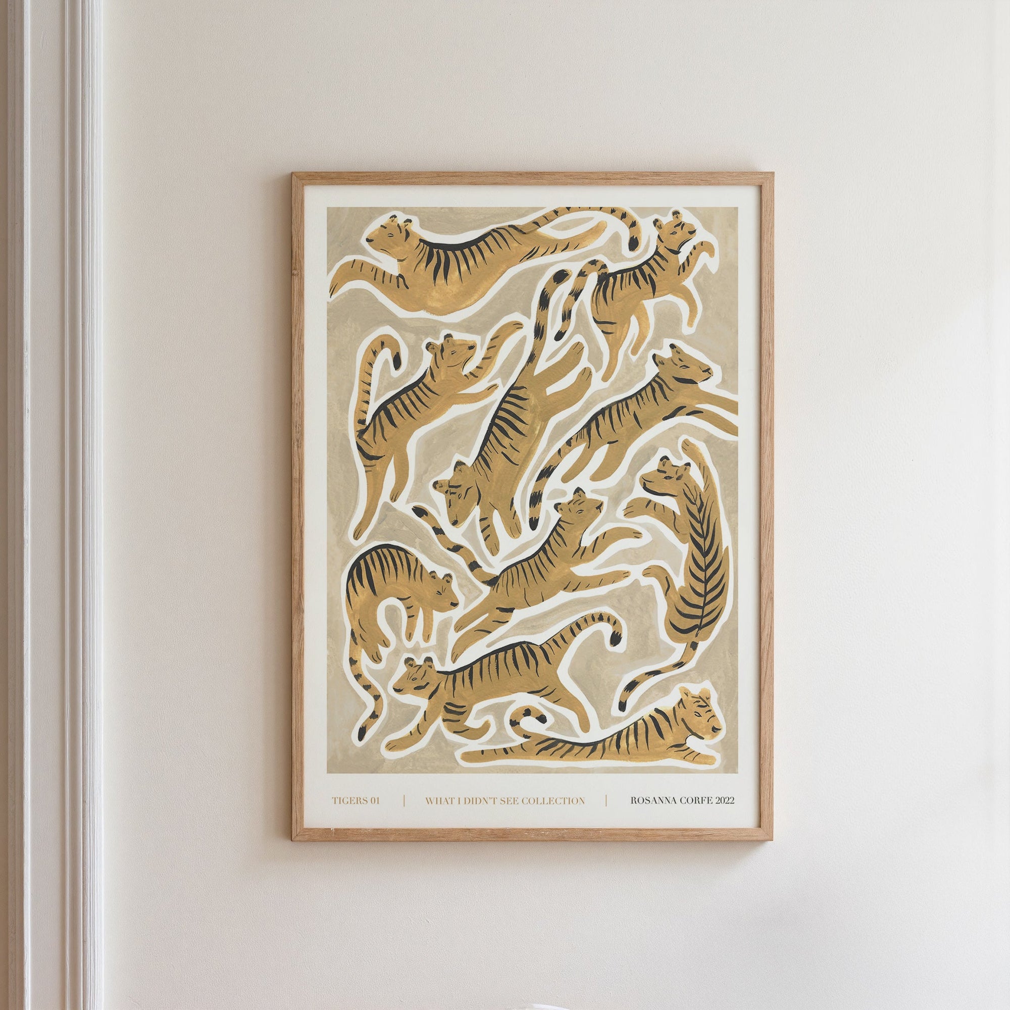 Tigers 01 Art Print