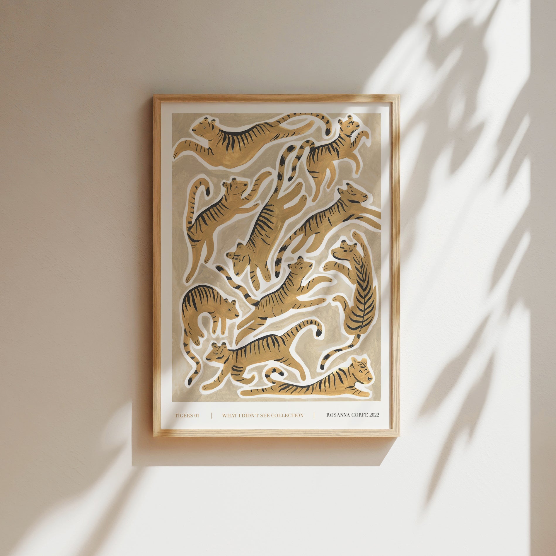 Tigers 01 Art Print