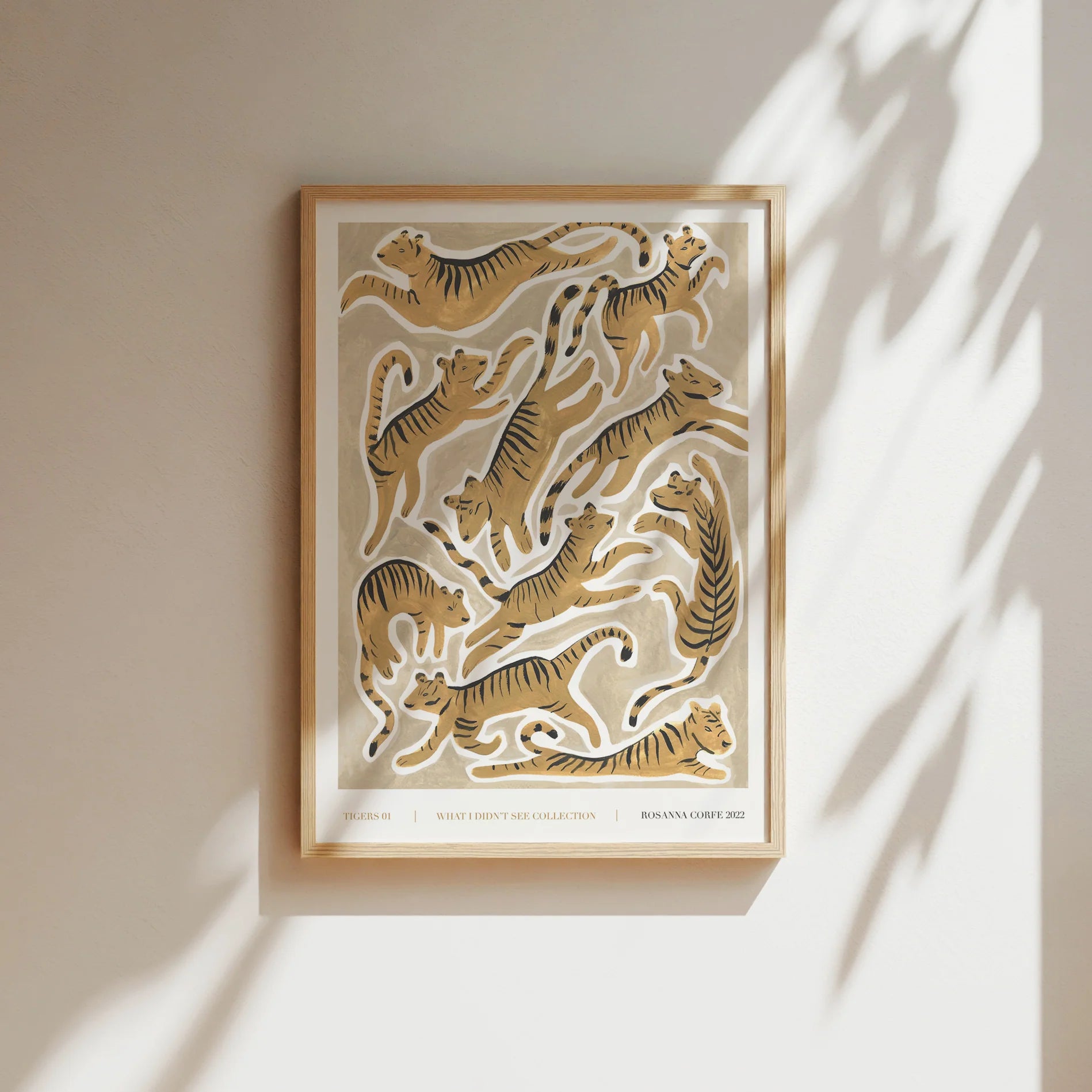 A3 - 'Tigers 01' Print