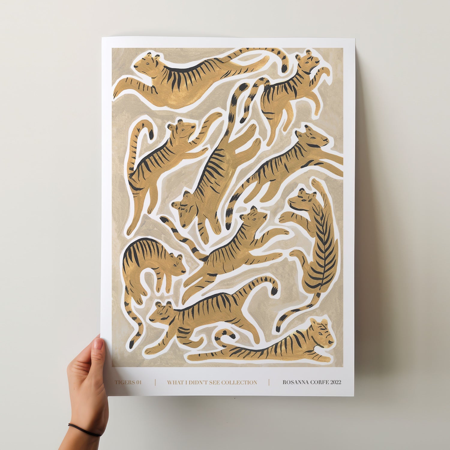 Tigers 01 Art Print