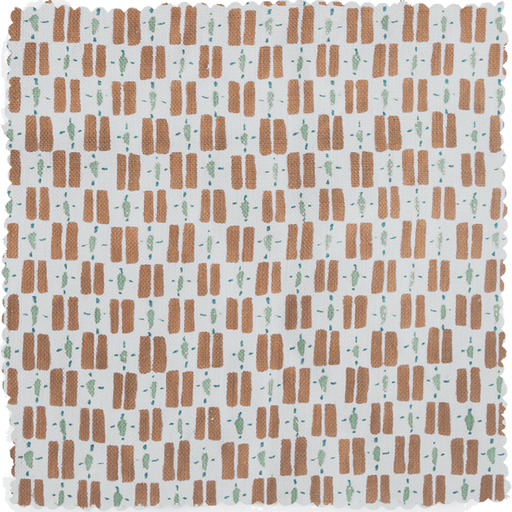 Tiny Check - Terracotta