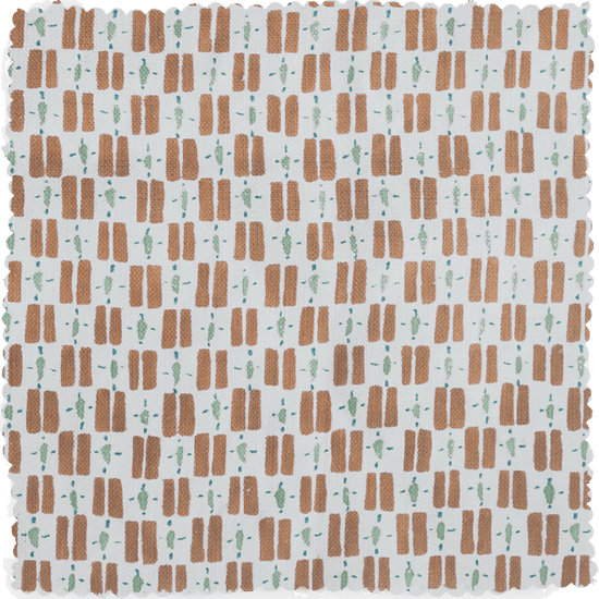 Tiny Check - Terracotta