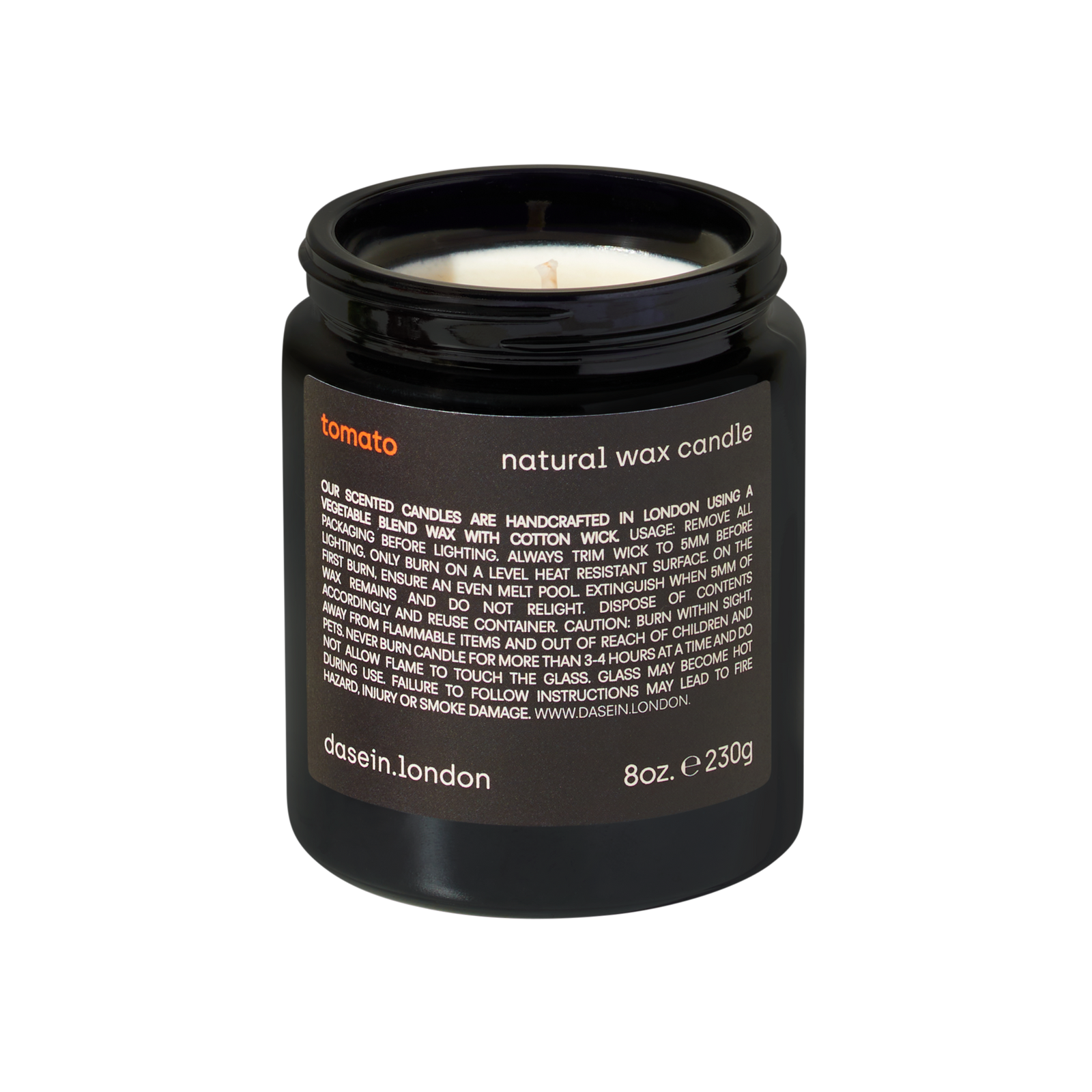 Tomato Natural Wax Candle (230g)