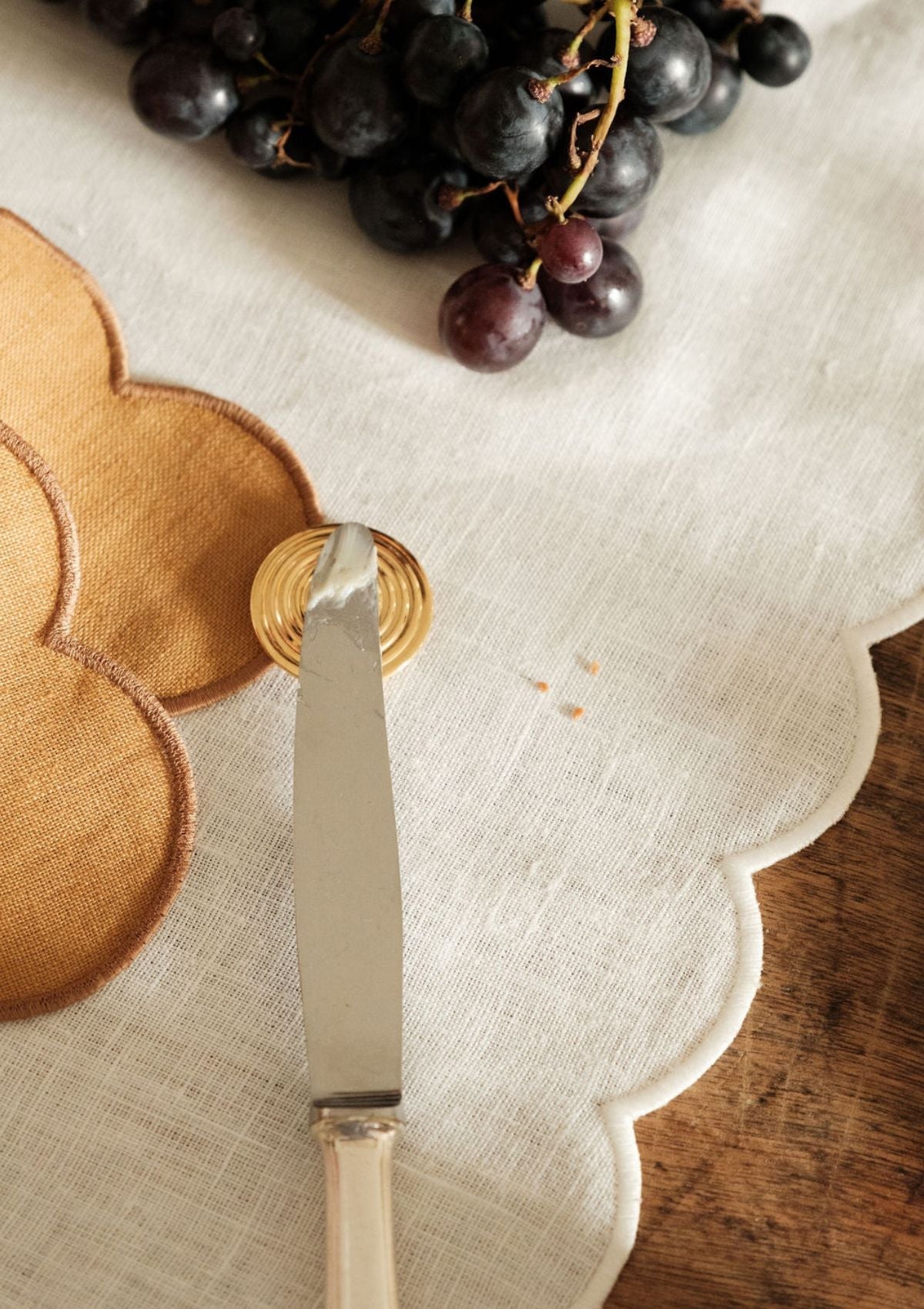 Jewelled Knife Rests In Gold (Set Of 6)