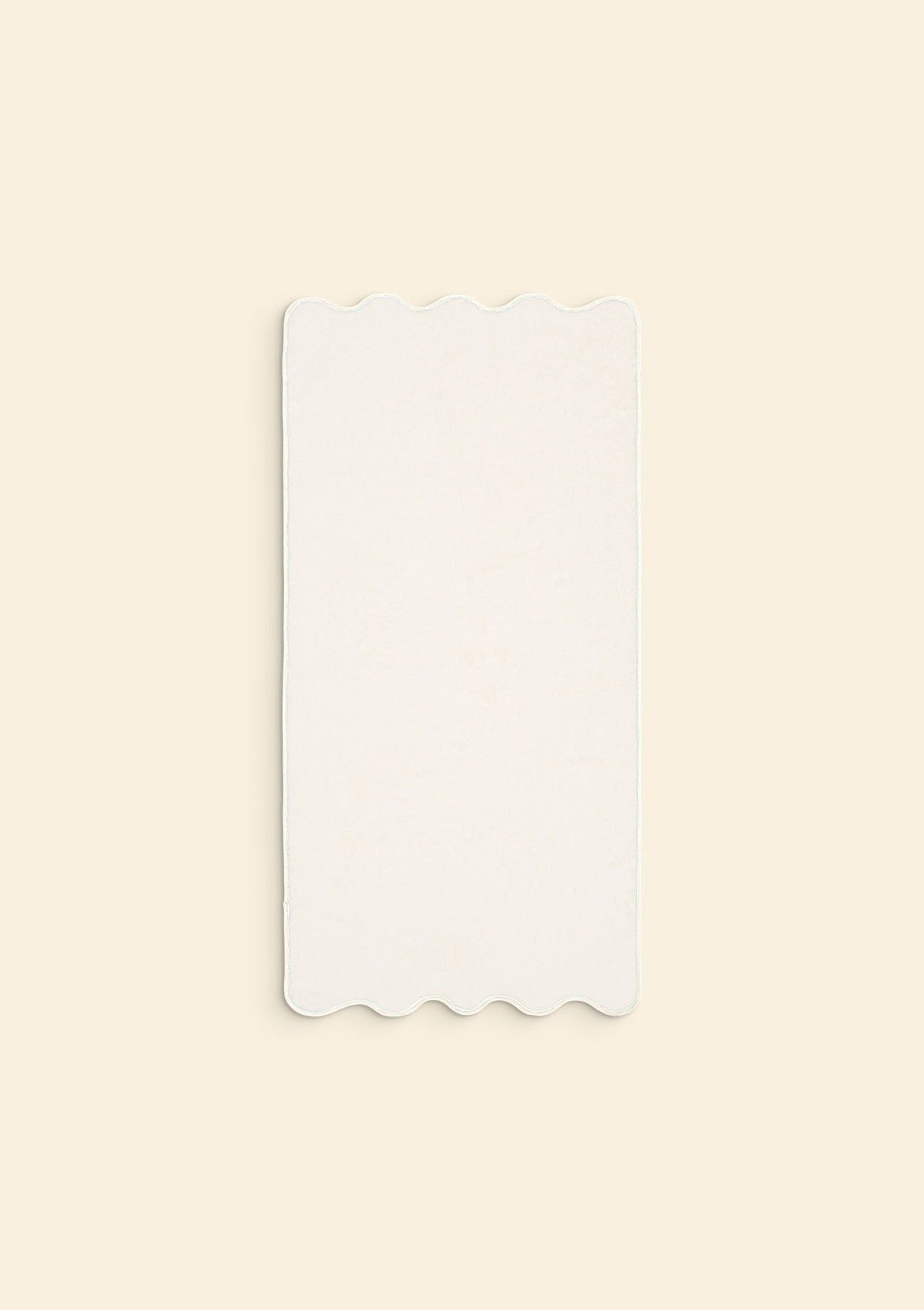 Ivory Cotton Wavy Hand Towel