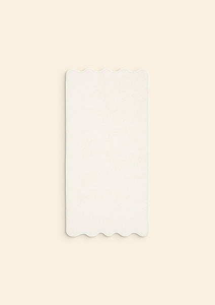 Ivory Cotton Wavy Hand Towel
