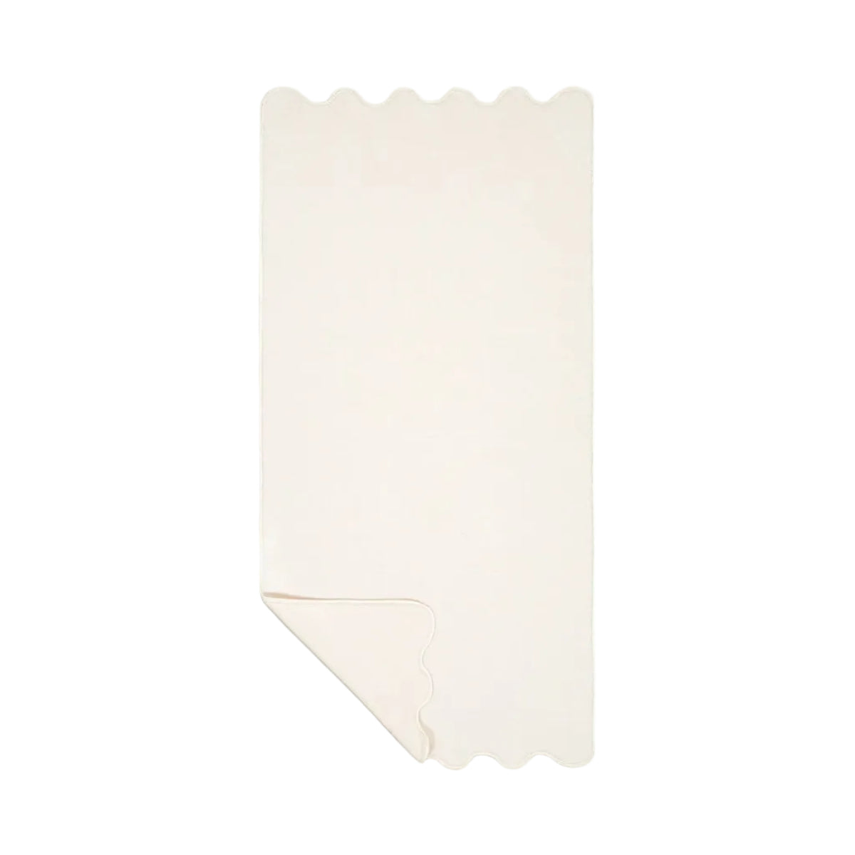 Ivory Cotton Wavy Bath Towel