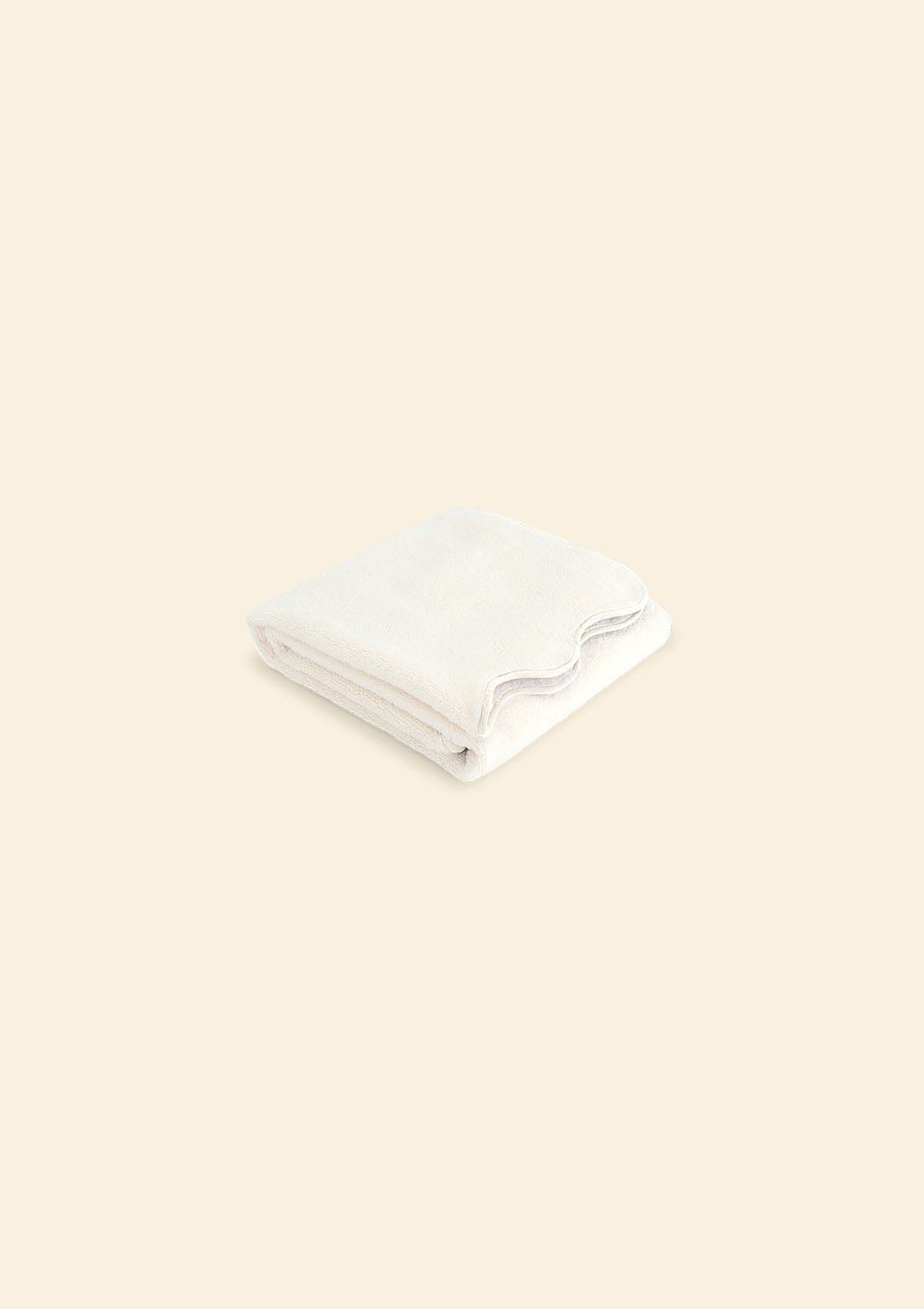 Ivory Cotton Wavy Bath Towel