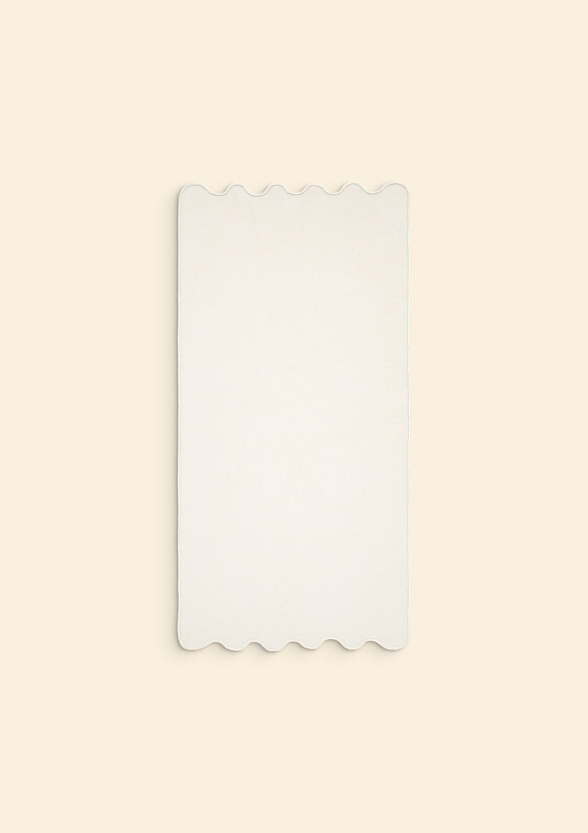Ivory Cotton Wavy Bath Towel