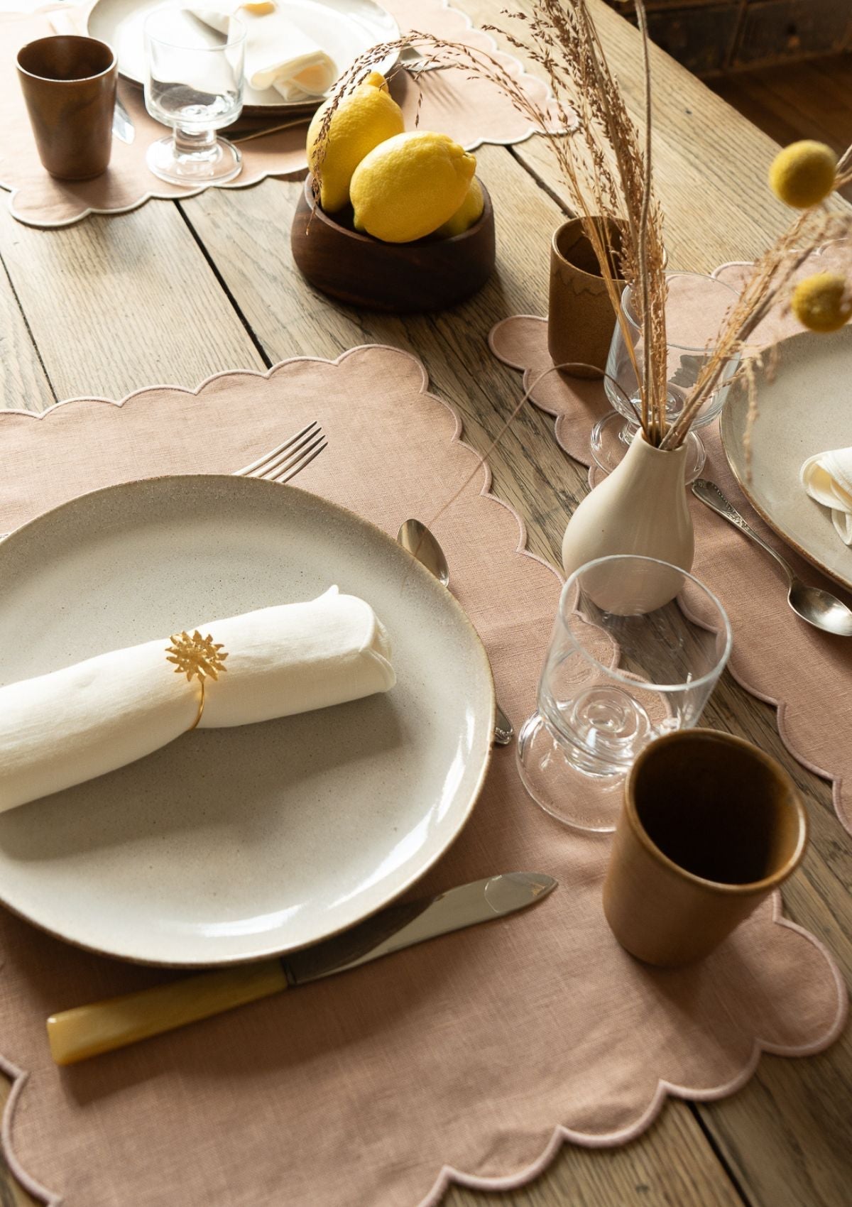 Gold Jewelled Napkin Rings (Set of 6)