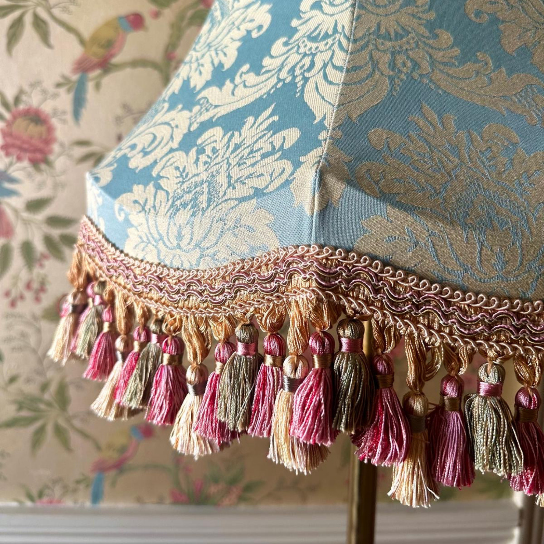 The Topaz Damask Lampshade