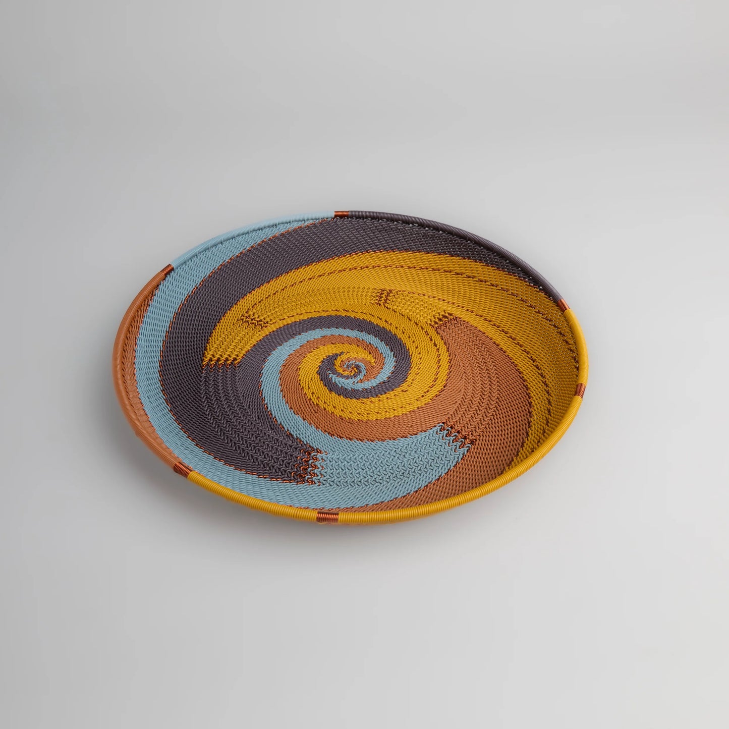 Tray Round - Earthy Denim