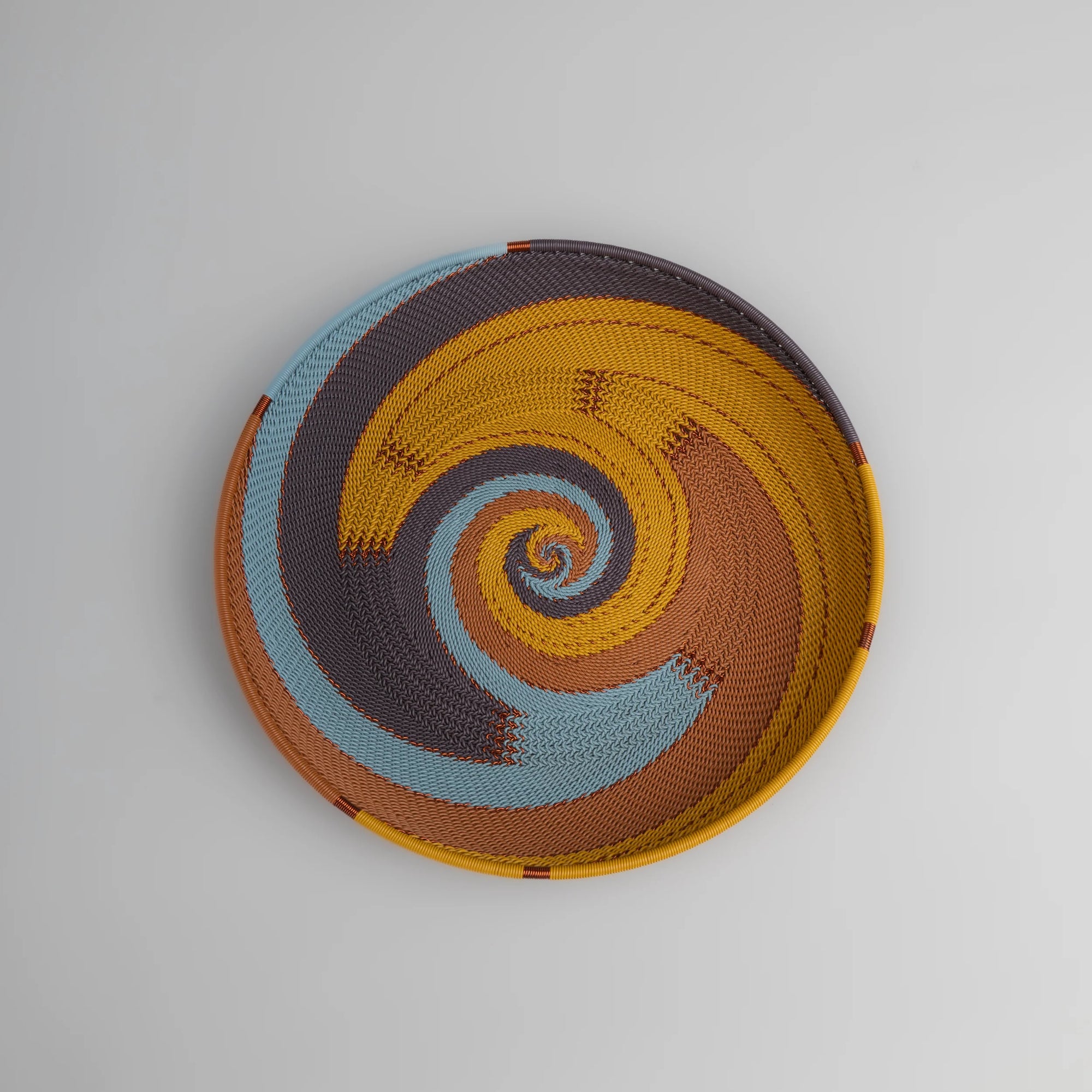 Tray Round - Earthy Denim