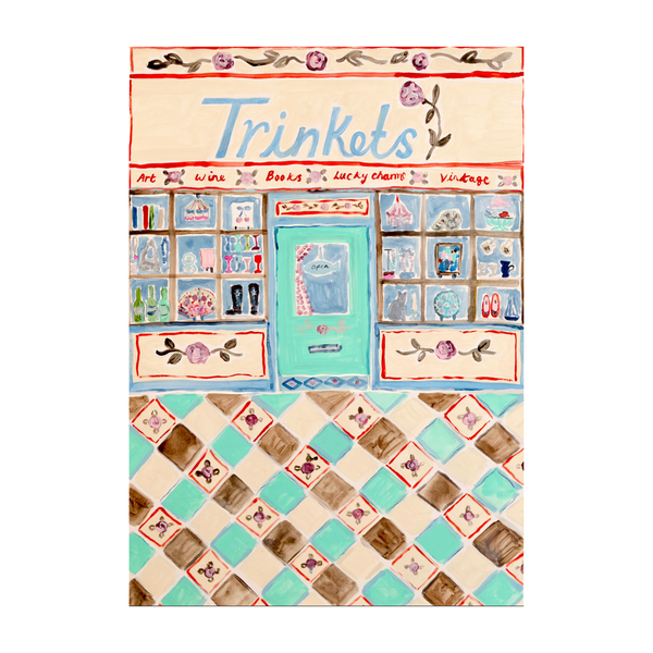 Trinkets Shop Front Print