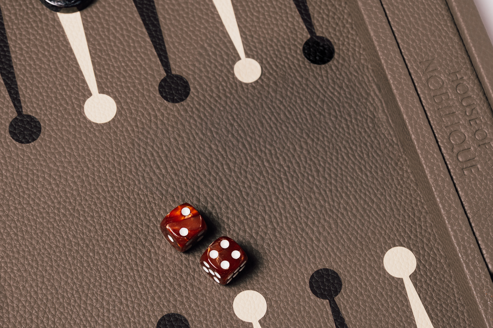 Booklet Backgammon Taupe