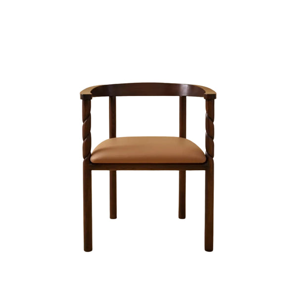 Twisted Dining Arm Chair