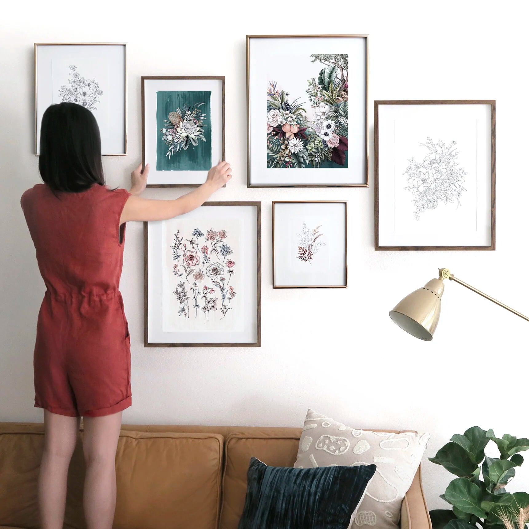 Beige Botanical Artprints