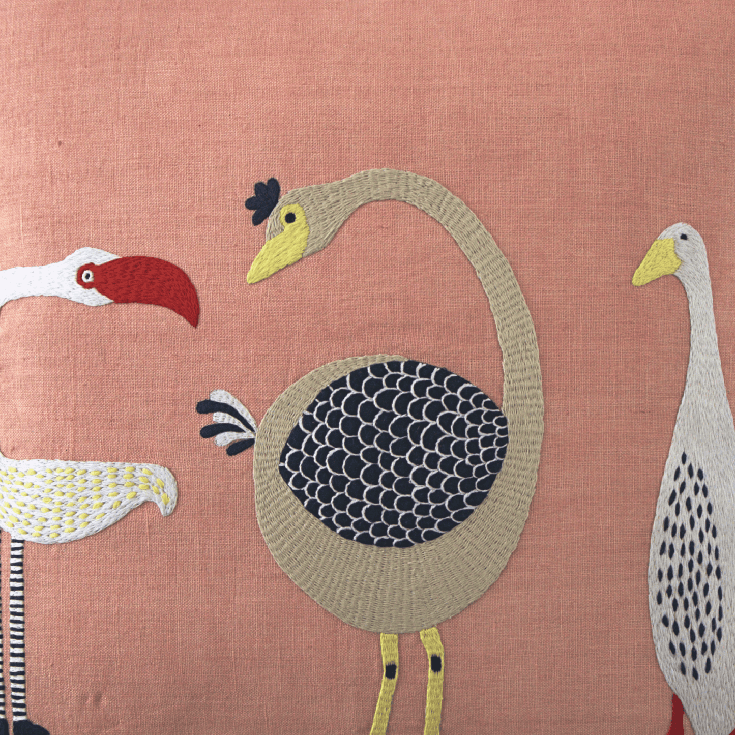 Embroidered Pillow - 20x20 in