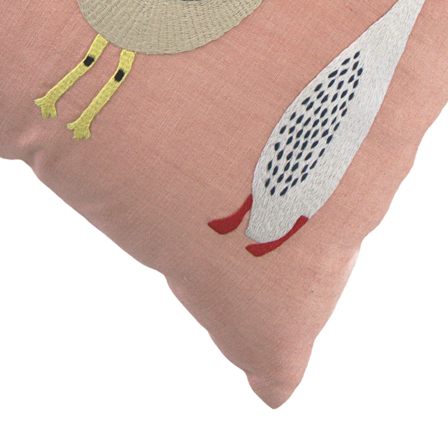 Embroidered Pillow - 20x20 in
