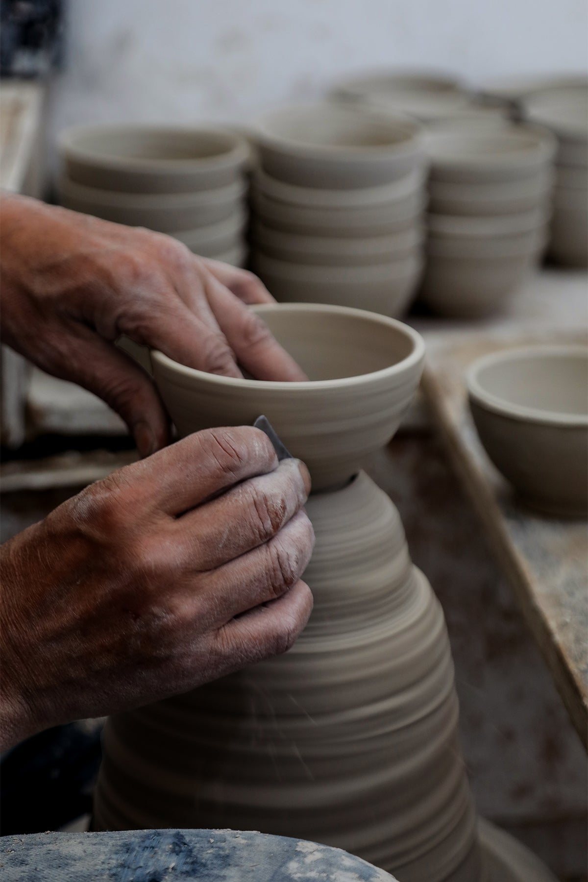 Shallow Bowl - Fassia Blue Stone Gold