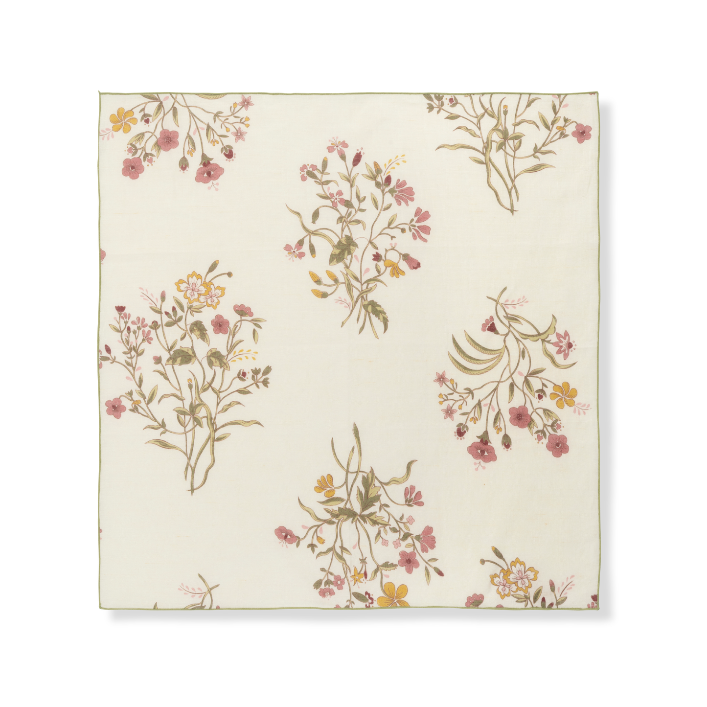 Set of Scarlet Flax & Field Flowers Printed Napkins