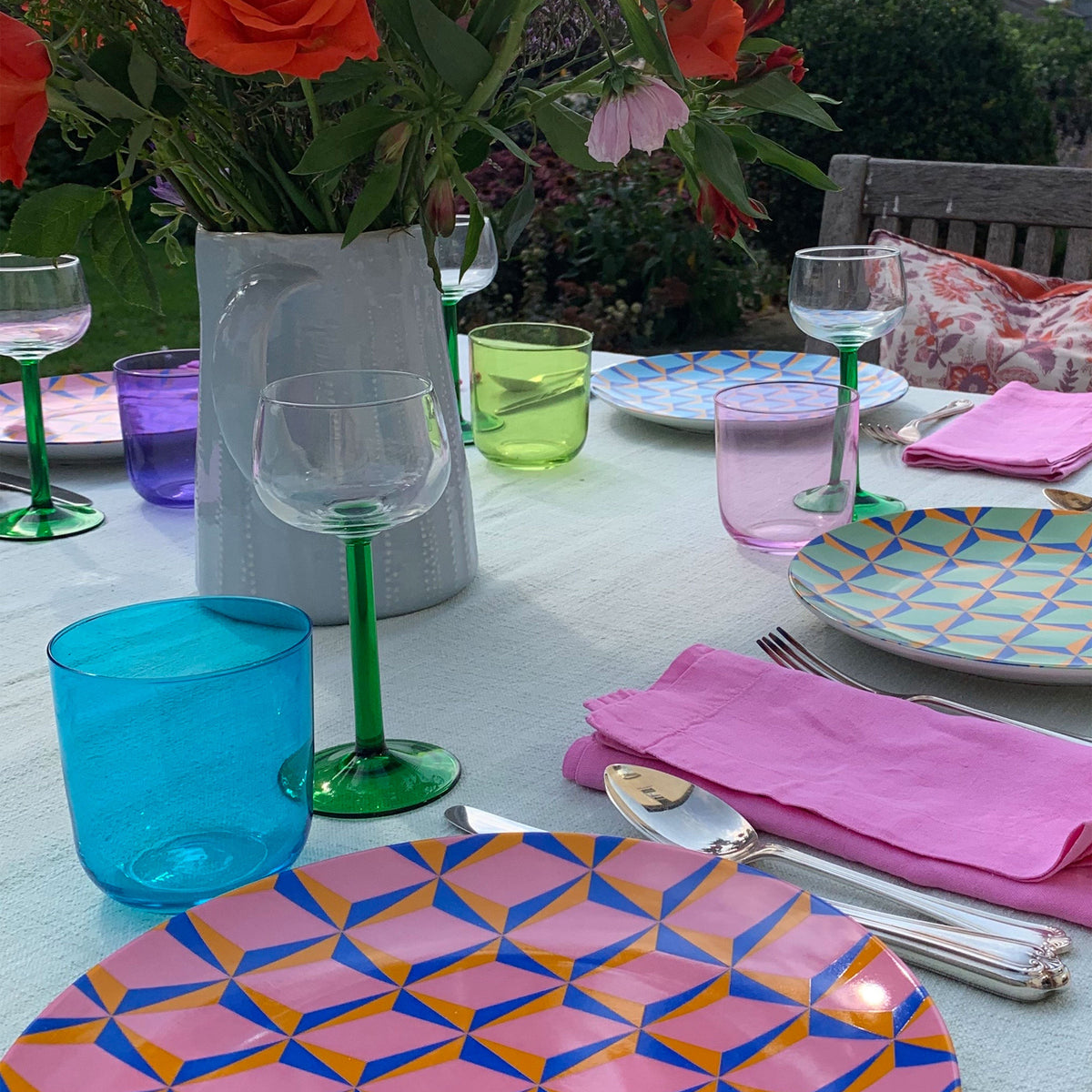 Retro Plate Pink