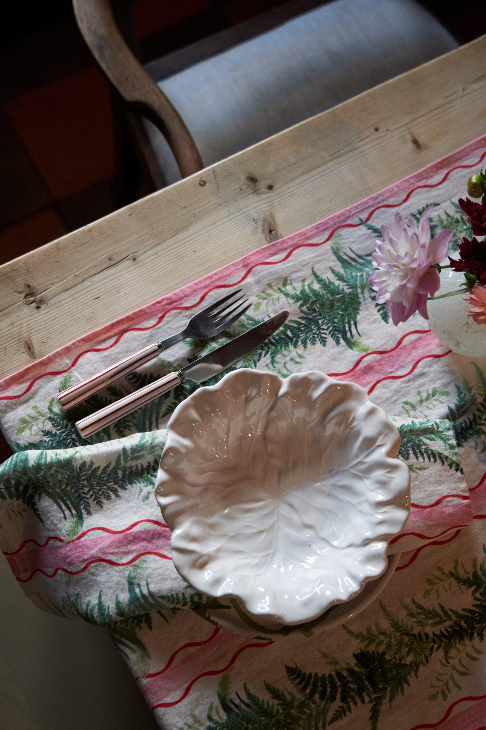 Eden Stripe Linen Runner