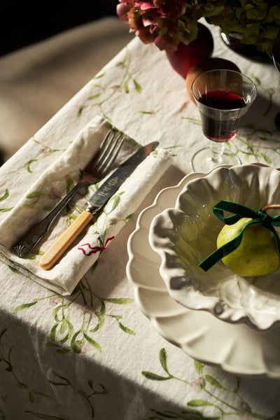 Mistletoe Linen Napkin
