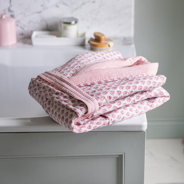 Adult Pink Pomily Dressing Gown
