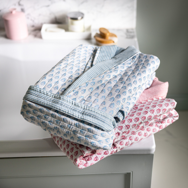 Children's Blue Pomily Dressing Gown
