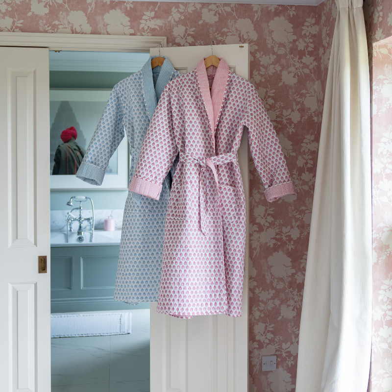 Children's Pink Pomily Dressing Gown