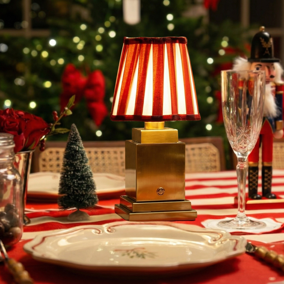 Athena Gold Rechargeable Table Lamp
