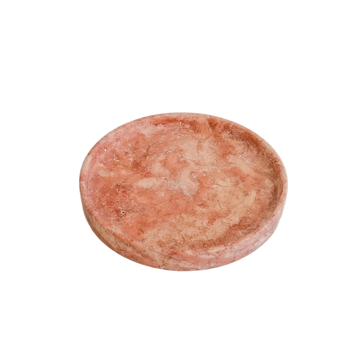 Raya Red Travertine Tray