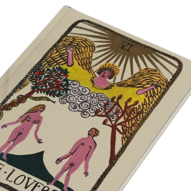 Tabby Booth 'The Lovers' Hardback Tarot Notebook