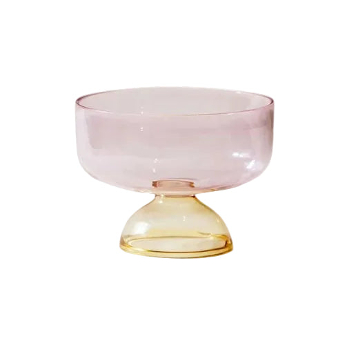 Ivy Blush Pink Dessert Snack Bowl 4x3 Inches 6.08oz Set of 4 - Casa Amarosa