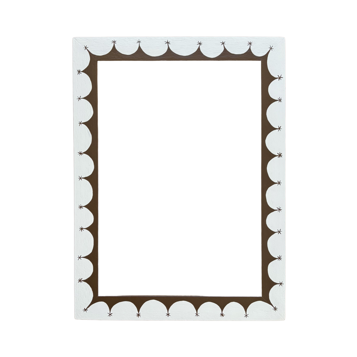 Picture Frame, Star Border in Cream
