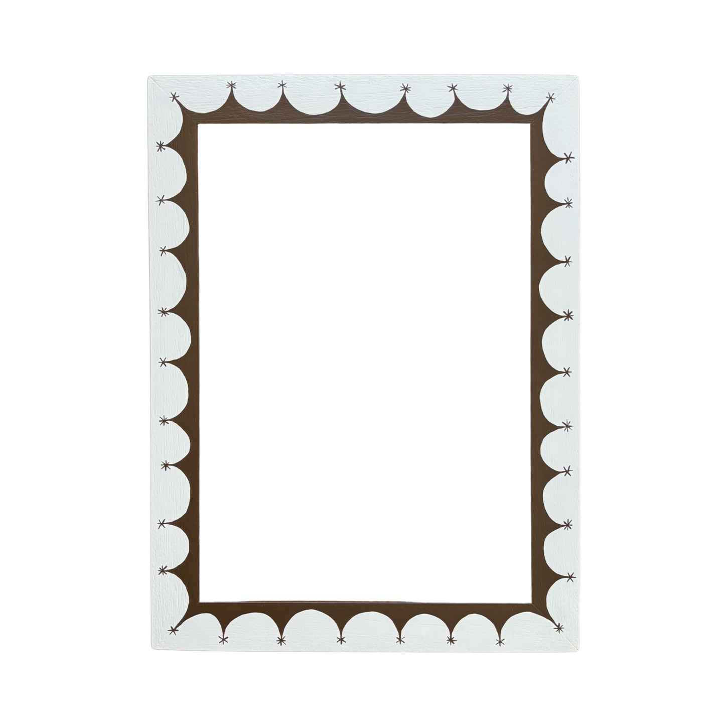 Picture Frame, Star Border in Cream