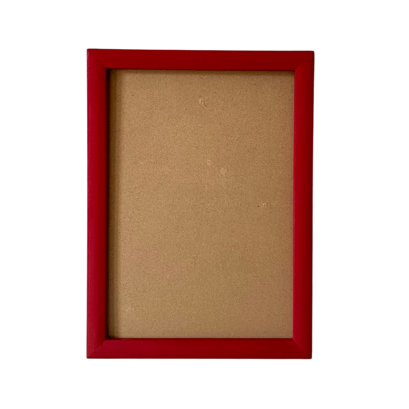 Painted Wood Picture Frame, Burgundy
