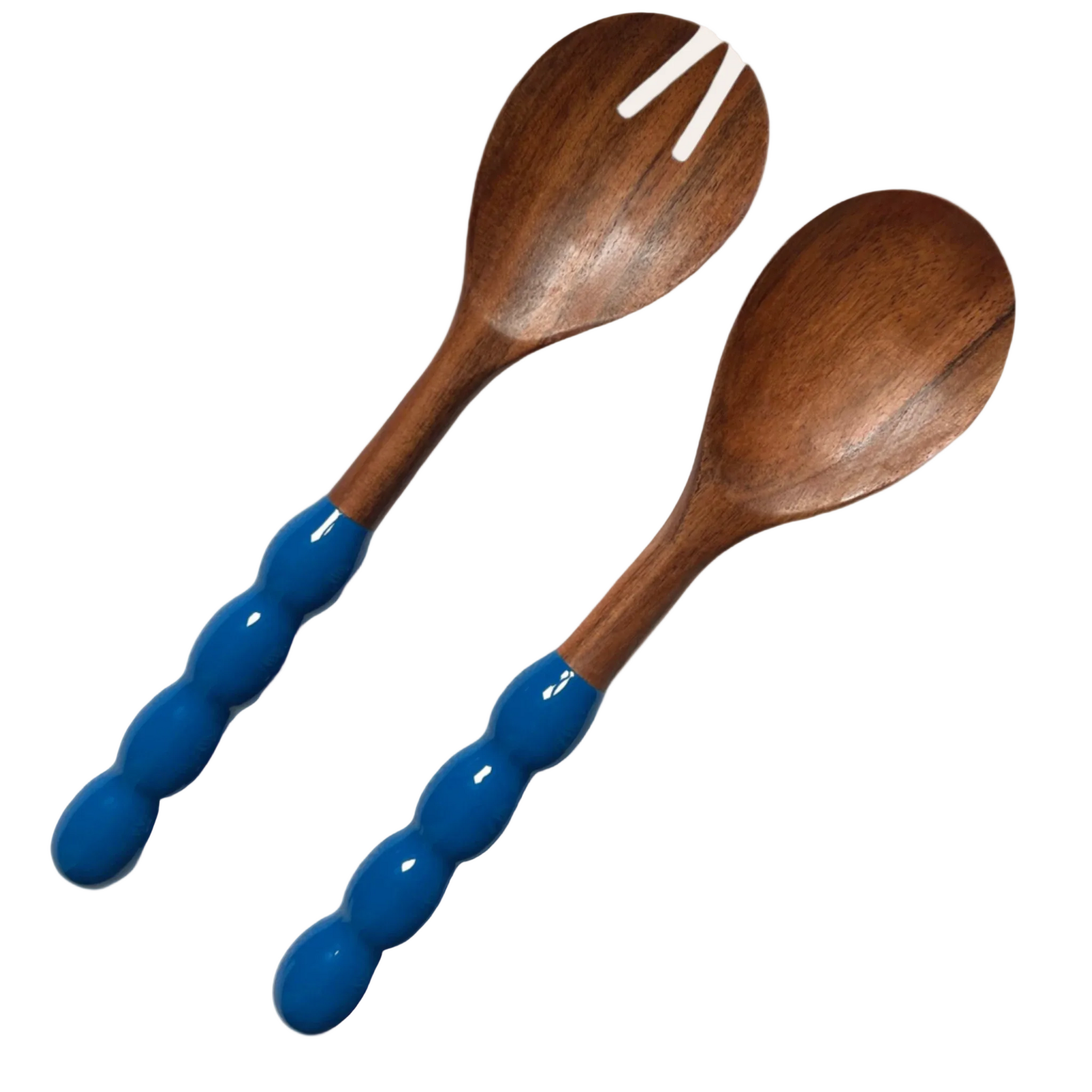 Bobbin Salad Servers | Royal Blue