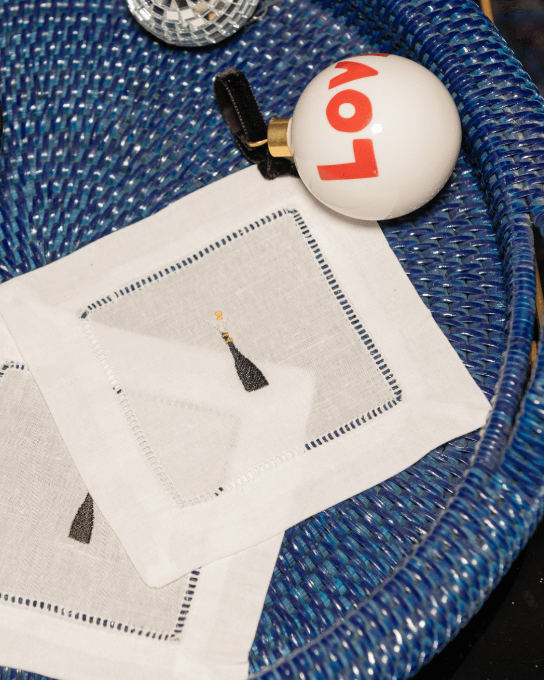 Poppin' Prosecco Bottle Cocktail Napkins