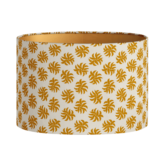 Lampshade Reina Ecru Ochre