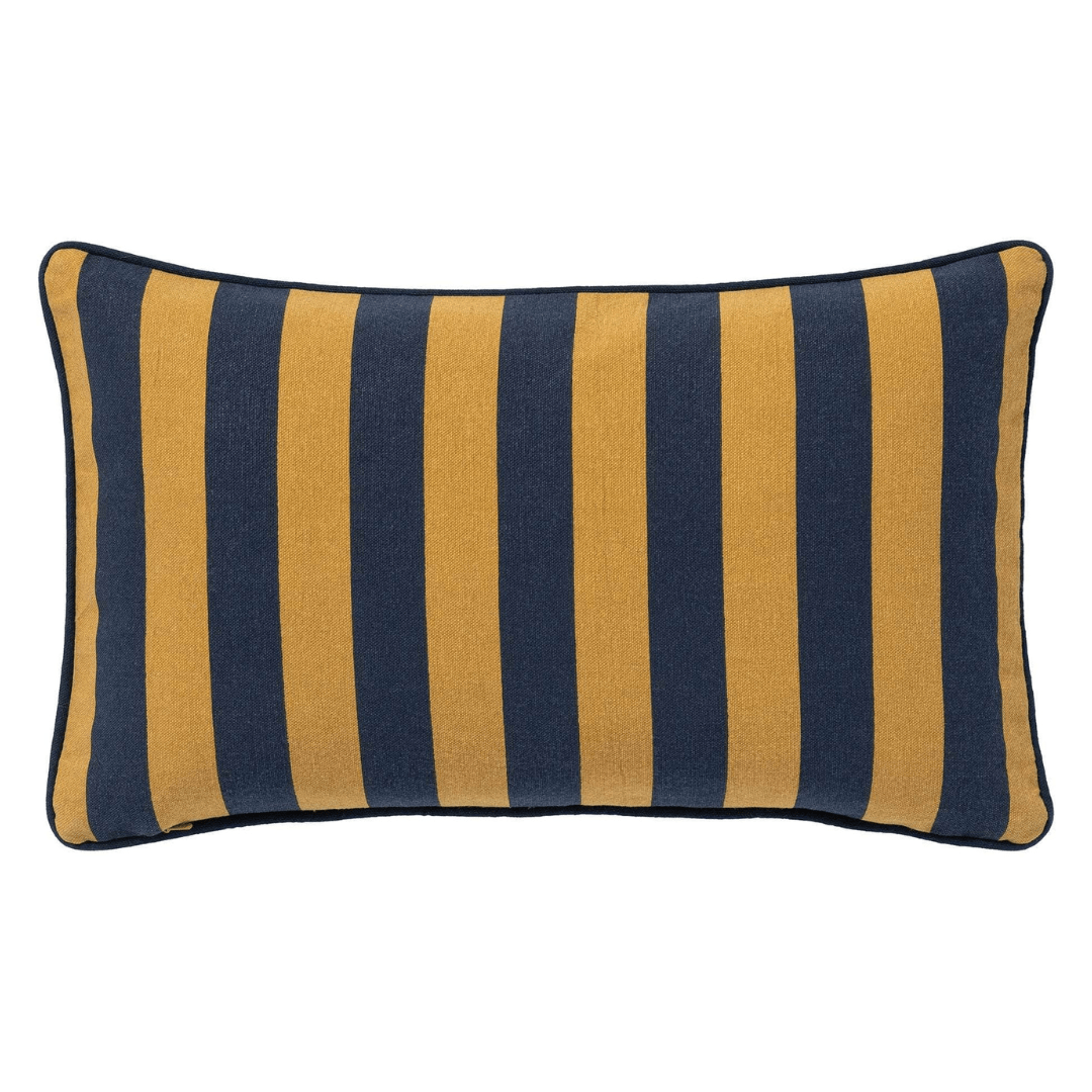 Double sided cushion Audrey Navy & Olive